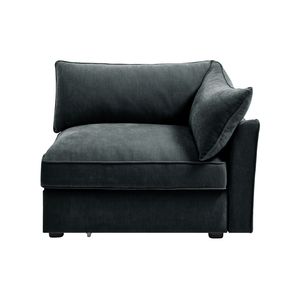Divano RSF in Velluto Grigio per Soggiorno - Product Image 1