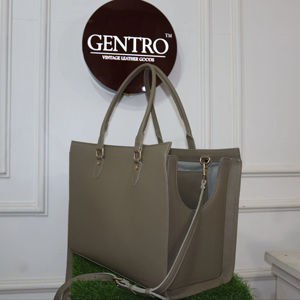 Bolsa de Transporte para Perros a la Moda – Bolso de Viaje para Perros de Cuero Resistente con Asas Cómodas - Product Image 1