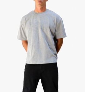 T-shirts décontractés en coton à manches courtes pour jeunes et hommes, avec logo personnalisé sur le devant, de haute qualité, coupe classique, séchage rapide et respirants - Product Image 4