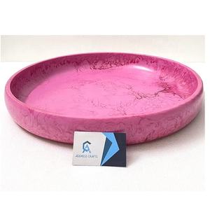 Platos de resina de diseño atractivo, ensaladera, excelente calidad, platos de fruta hechos a mano, frutero clásico al por mayor - Product Image 1