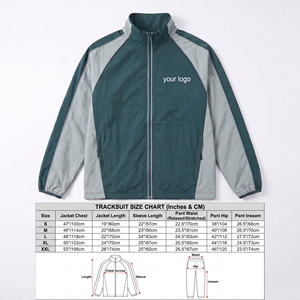 Conjunto de chándal OEM para hombre: Chaqueta cortavientos con cremallera completa y pantalones jogger, conjunto de 2 piezas al por mayor, chaqueta de nailon impermeable personalizada. - Product Image 3