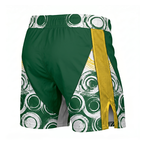 Pantalones Cortos de MMA Verdes Ajustados para Hombre Askar Wear, Impresión por Sublimación, Secado Rápido, Poliéster, Ropa de Artes Marciales Mixtas, Talla Adulto - Product Image 4