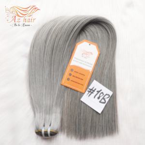 ผมมนุษย์แบบยืดได้ทำจากเส้นด้ายหนาสองชั้นสีเงิน - Product Image 1