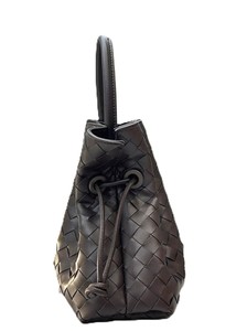 Sac à main en cuir tressé pour femme, bandoulière unique, sac bandoulière tendance, grande capacité, léger, imperméable, fermeture magnétique, durable - Product Image 2