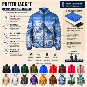 เสื้อแจ็คเก็ตผู้หญิง Cosh International รุ่น Autumn Winter แบบ Quilted Puffer  ผ้าแคนวาสกันน้ำ กันลม  พร้อมบริการสกรีนลายตามสั่ง - Product Image 5