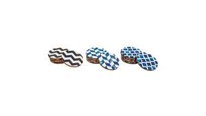 Ensemble de sous-verres artisanaux en os incrusté – Vaisselle élégante, lot de 5 - Product Image 1