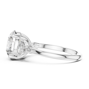 Anillo de Diamante Moissanita de Plata de Ley 925 Estilo Vintage, Fabricante y Proveedor de Joyería Fina al por Mayor - Product Image 2