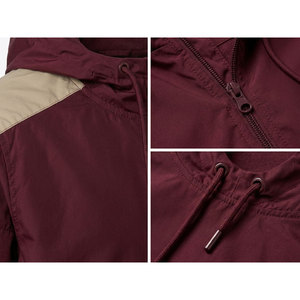 เสื้อแจ็คเก็ตกันลม บริการสกรีนโลโก้ตามสั่ง (OEM) ทนทาน น้ำหนักเบา เหมาะสำหรับเล่นกีฬา ท่องเที่ยว และสวมใส่ลำลอง - Product Image 5