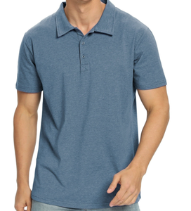 เสื้อยืดผู้ชายแขนสั้นผ้าถักเนื้อนุ่ม ระบายอากาศได้ดี คุณภาพสูง ผลิตจากโพลีเอสเตอร์ผสมสแปนเด็กซ์ 100%  รับออกแบบลายพิมพ์ตามสั่ง - Product Image 3