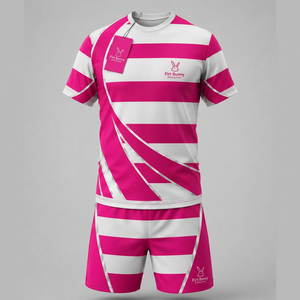 Uniforme de rugby profesional que ofrece excelente durabilidad, control de la humedad y libertad de movimiento durante el juego. - Product Image 6