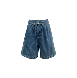 Shorts Casuales de Verano para Mujer al por Mayor, Shorts de Mezclilla Transpirables con Lavado Ácido, Precio de Fábrica, MOQ Bajo - Product Image 5
