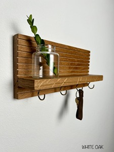 Premium Wooden <b>Key</b> Holder <b>Wall</b> <b>Hooks</b> Perfect For Home Entryway Office <b>Wall</b> Decor And Space Saving <b>Key</b> Storage Solution - Product Image 3