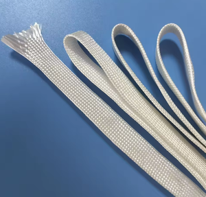 Manchon tressé en fibre de verre résistant aux hautes températures, prix de gros abordable - Product Image 1