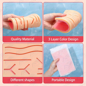 Para estudiantes de medicina veterinaria, almohadilla y Kit de práctica de sutura de acero inoxidable, difícil de romper para enfermeras veterinarias, Kit de sutura - Product Image 2