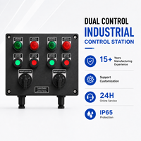 Estación de Control de Botones a Prueba de Explosiones IP65 Personalizada con Doble Motor para Bomba, Ventilador y Equipos Industriales