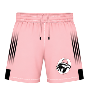 Baby <b>Pink</b> White Rugby <b>Shorts</b> Team Uniform Breathable Lightweight Custom Training Sportswear Athletic Performance <b>Shorts</b> - Product Image 1