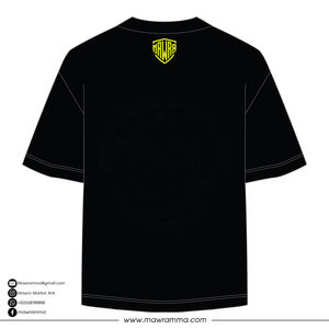 Camiseta negra de manga corta para hombre con estampado de letras en la parte delantera, cuello redondo, estilo casual, ajuste regular, transpirable, unisex. - Product Image 6