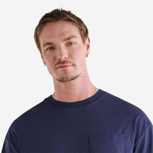 Lightweight and Breathable <b>Men's</b> T-<b>Shirt</b> <b>with</b> Chest <b>Pocket</b> Durable Oversized Fit for Workwear and Daily Activities - Product Image 6