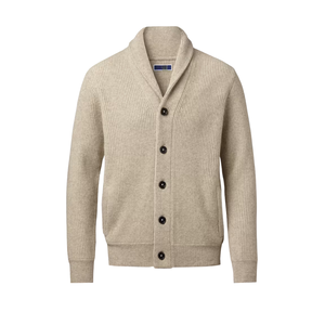 Suéter Cárdigan de Invierno para Hombre, Tejido con Botones, Casual, Manga Larga, Ligero, Suave, Lana Viscosa, Antiarrugas, OEM, ODM, Venta al Por Mayor - Product Image 1