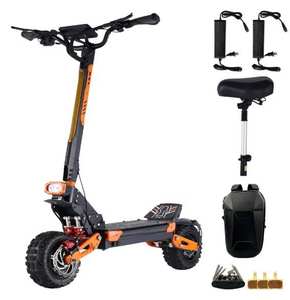 สกู๊ตเตอร์ไฟฟ้าสำหรับผู้ใหญ่ ราคาดีที่สุด สินค้าจากสหรัฐอเมริกา ความเร็ว 50 ไมล์ต่อชั่วโมง ระบบ NFC รับบัตรเปิดใช้งาน 60 โวลต์ 6000 วัตต์ 30 แอมป์ชั่วโมง มอเตอร์คู่ - Product Image 1