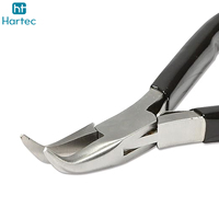 Pince à bijoux à bec courbé sur mesure, outil de précision ergonomique pour la manutention et le cintrage de fils, idéal pour le perlage et le bricolage
