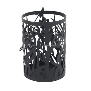 Bougeoir traditionnel en plumes de paon pour décoration de festival lanterne de bougie de thé de soirée pour Noël fabriqué par Zahid Exports - Product Image 3