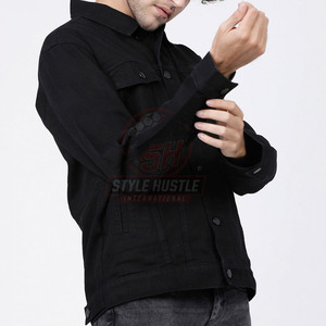 Chaqueta de invierno para hombre hecha de algodón con logotipo personalizado al por mayor, transpirable, para uso en exteriores, chaqueta de mezclilla para hombre para venta en línea. - Product Image 2