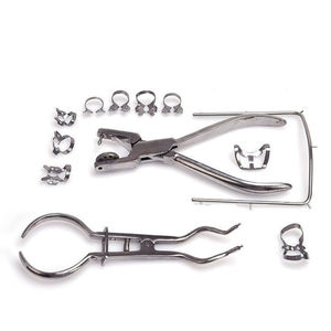 ASLING INTERNATIONAL Kit dentaire manuel de haute qualité certifié CE, instruments chirurgicaux en acier inoxydable, y compris kit de barrage en caoutchouc - Product Image 2