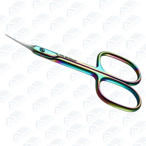 Tijeras de Manicura y para Uñas para un Cuidado Preciso de las Uñas, Instrumentos de Belleza para Salón, Tijeras Curvas Coloridas para Cutículas, Profesionales - Product Image 2