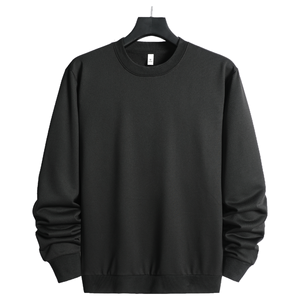Suéter de Punto para Hombre, Cuello Redondo, Color Negro, Corte Regular, Estilo Casual, para Otoño, Manga Larga, de Alta Calidad, Nuevo - Product Image 1