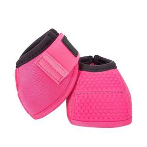 Protège-encoches de luxe roses Euro Cavall Industries pour chevaux – Protection des sabots en néoprène léger pour l'équitation, personnalisables avec logo, pour l'extérieur - Product Image 1