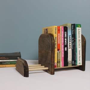 Organisateur de bureau et de tiroirs en bois élégant pour livres et documents - Product Image 6