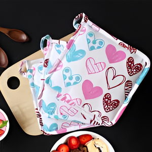 High Quality Cotton Pot Holder Heat Resistant Kitchen Mitt for Oven Microwave and Cookware Protection - Product Image 4