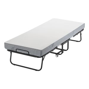 31 in X 75 in <b>Foldable</b> <b>Bed</b> with 5 in Memory Foam Matt Rollaway <b>Bed</b> Sturdy Metal <b>Frame</b> Twin Size - Product Image 3