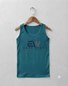 เสื้อกล้ามผู้หญิงแบบมีซี่โครง ผ้าฝ้ายผสม ลำลอง ใส่สบาย ยืดหยุ่นได้ แฟชั่นฤดูร้อน เสื้อสายเดี่ยว - Product Image 1
