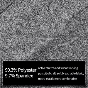 Men's Solid Gray Cotton Bermuda Shorts Drawstring Waist Elastic Mid Rise Casual Pockets Breathable Knitted Fabric - Product Image 6