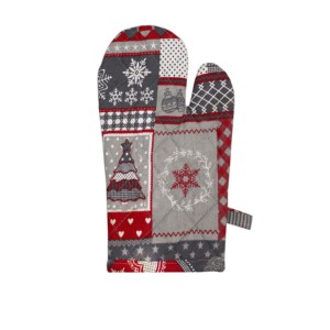 Nueva Colección en Tendencia: Guante de Horno Navideño 100% Algodón de Buena Calidad, Ecológico, Apto para Microondas - Product Image 3