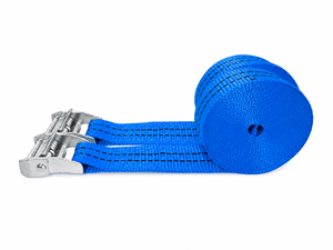 Sangle d'arrimage en polyester premium avec boucle à came 38mm 450kg sans crochet pour le transport de remorques et la sécurisation des marchandises Fabricant OEM - Product Image 1