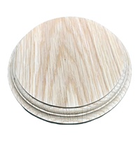 Base/planches en bois de hêtre laqué noir/Urne Cup Vase Award Artwork et plus avec logo personnalisé gravé