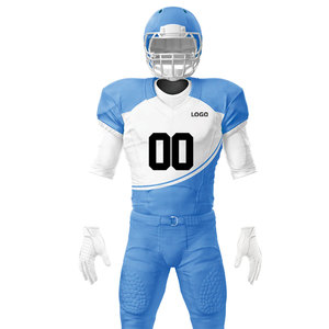 Uniforme de football américain sur mesure, fabriqué en usine, vente en gros, meilleur matériau, séchage rapide, pour adultes - Product Image 4