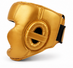 HAWK SPORTS INDUSTRIES Casque de boxe en PU doré avec masque de protection facial pour l'entraînement, le sparring, le MMA, le Muay Thai, le Taekwondo, unisexe, pour jeunes - Product Image 4