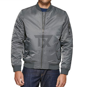 Professional <b>Men's</b> Bomber <b>Jacket</b> <b>for</b> Winter Latest Design Stand Collar Regular Fit Casual Style Front Logo Position Waterproof - Product Image 1