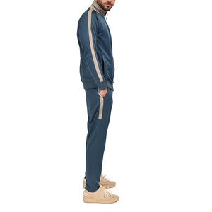 Men's Tracksuit <b>Full</b> <b>Zip</b> Stand Collar <b>Sweatshirt</b> With Side Pockets Casual Sport Wear Breathable Polyester Cotton Outfit - Product Image 4