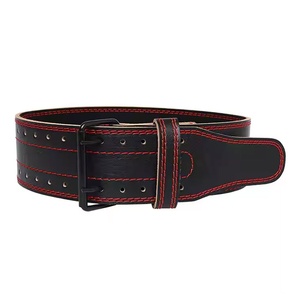 Cinturón de Levantamiento de Pesas Profesional para Gimnasio, con Hebilla de Cuero, Equipo de Entrenamiento Físico, Cinturón de Halterofilia - Product Image 2
