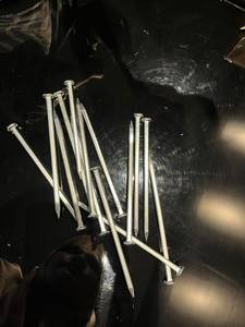 Premium 4" Timber Construction Nails with Shiny Diamond Head and Long-Lasting Silver Finish - Product Image 3