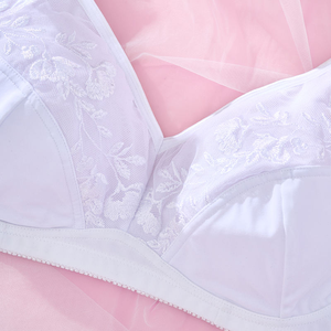 Sujetador Push-Up sin Varillas para Mujer, Copa Tres Cuartos, Espalda en U, Adornado con Pedrería, Transpirable, Spandex/Nailon, Elegante para Todas las Temporadas - Product Image 6