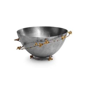 Ensemble de bols à condiments et à fruits secs en acier inoxydable durable de haute qualité, faits à la main, avec support papillon artistique, passe au lave-vaisselle - Product Image 1