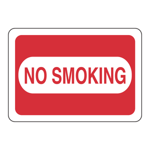 Señal de Seguridad Duradera para Interiores/Exteriores, Prohibido Fumar, para Lugares de Trabajo y Laboratorios, Marca Brady - Product Image 1
