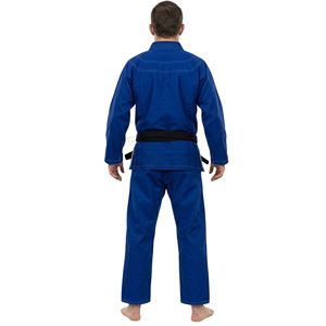 Ensemble complet d'uniformes de karaté bleu roi, vêtements d'entraînement en tissu haute densité, tenue de pratique durable - Product Image 2