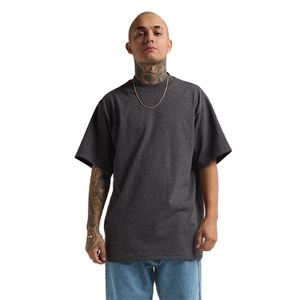 Haute qualité Boxy surdimensionné blanc en vrac t-shirts plaine personnalisé luxe t-shirt 100% coton T-shirt à manches courtes T-shirt sonnerie - Product Image 1